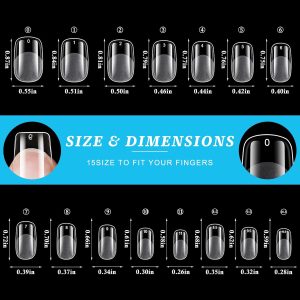 LoveOurHome 420pc Medium Squoval Gel Nail