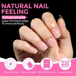 Medium Oval Fake Nails