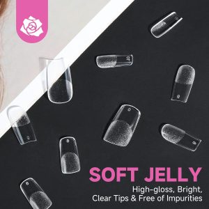 Nail Tips Square Fake Gel Nails