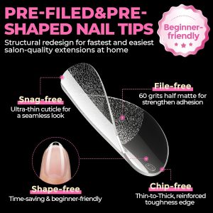 Extra Short Almond Nail